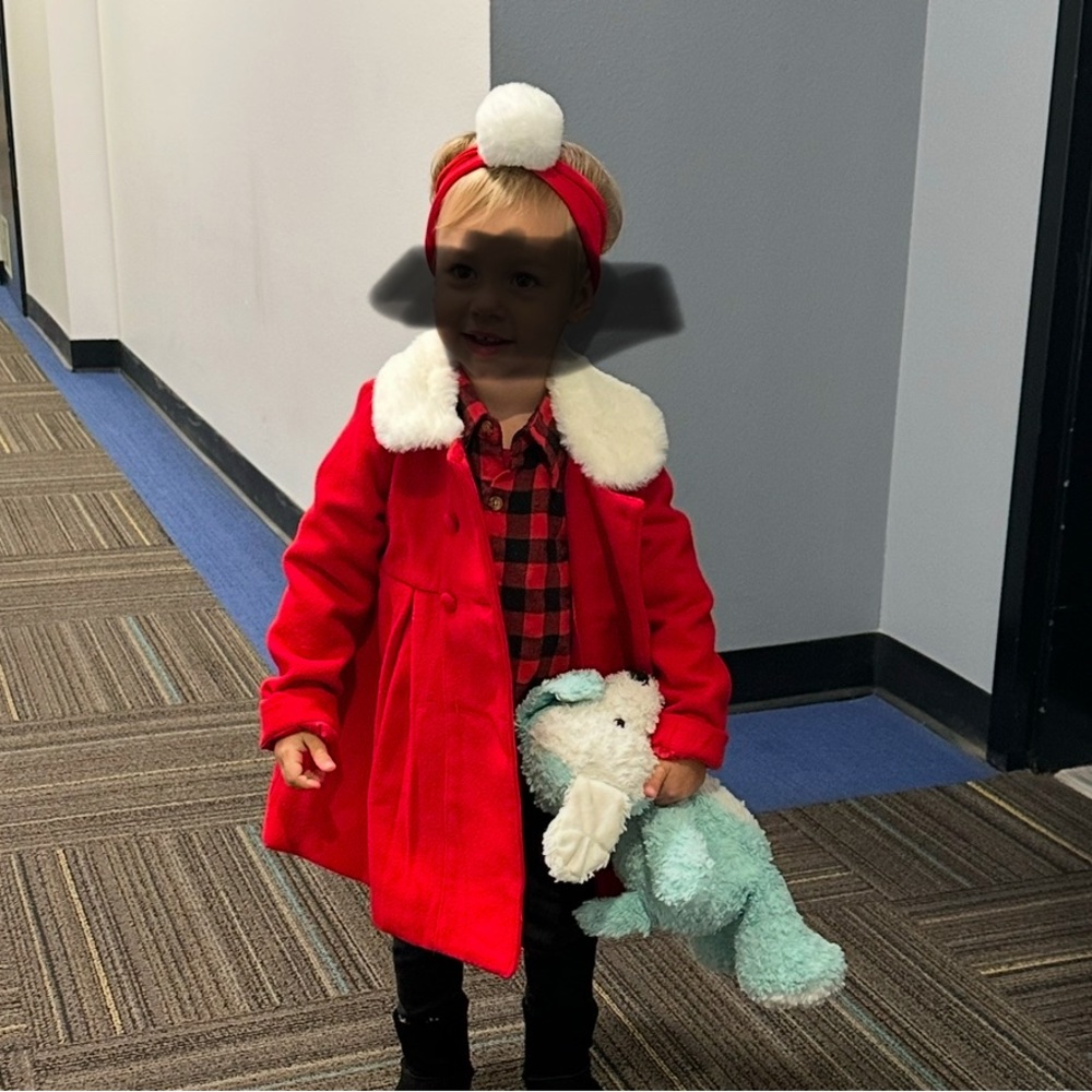 Max Studio Baby Red Coat 3T